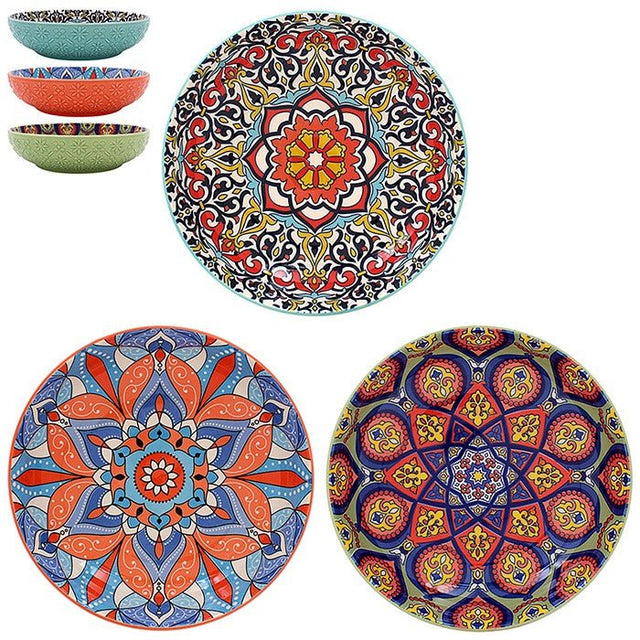 Leser & Pavey 22cm Tuscany Deco Large Bowl - (Choice of 3) - Old Railway Line Garden Centre