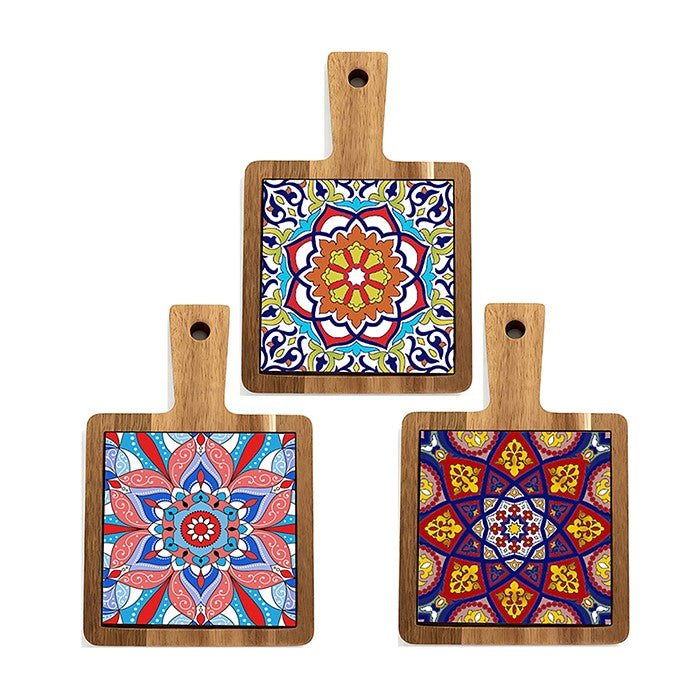 Leser & Pavey 25cm Mandela Large Cutting Board - (Choice of 3) - Old Railway Line Garden Centre