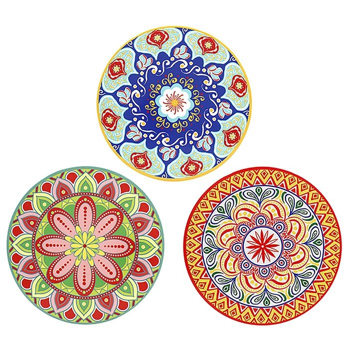 Leser & Pavey Tuscany Mandala Table Mat - Pastel - (Choice of 3) - Old Railway Line Garden Centre