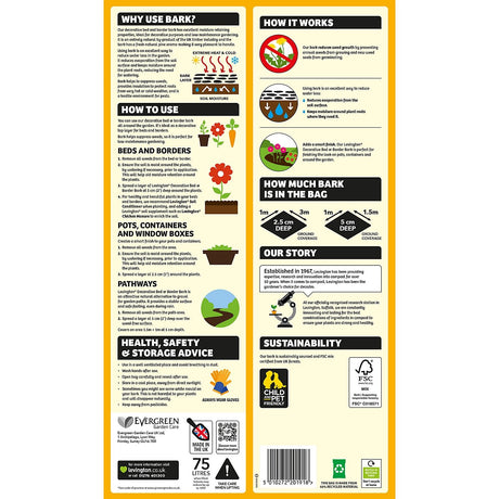 Levington 75L Decorative Bed & Border Bark - Old Railway Line Garden Centre