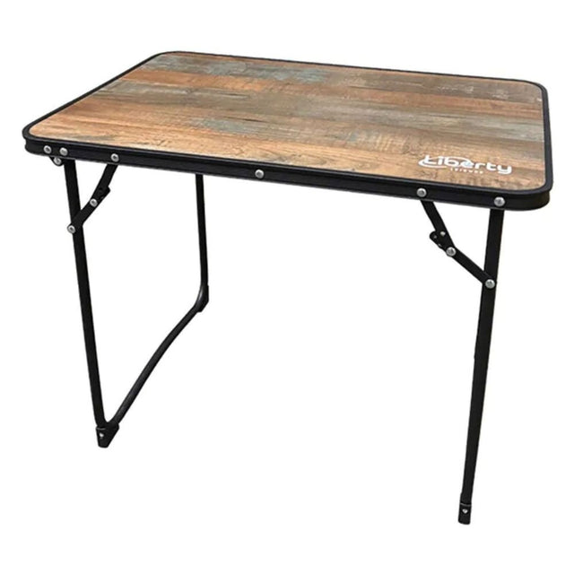 Liberty Leisure Small Frankel Wood-Effect Camping Table - Old Railway Line Garden Centre