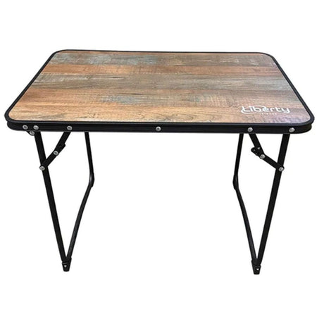Liberty Leisure Small Frankel Wood-Effect Camping Table - Old Railway Line Garden Centre