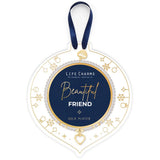 Life Charms Beautiful Friend Crystal Charm Bracelet