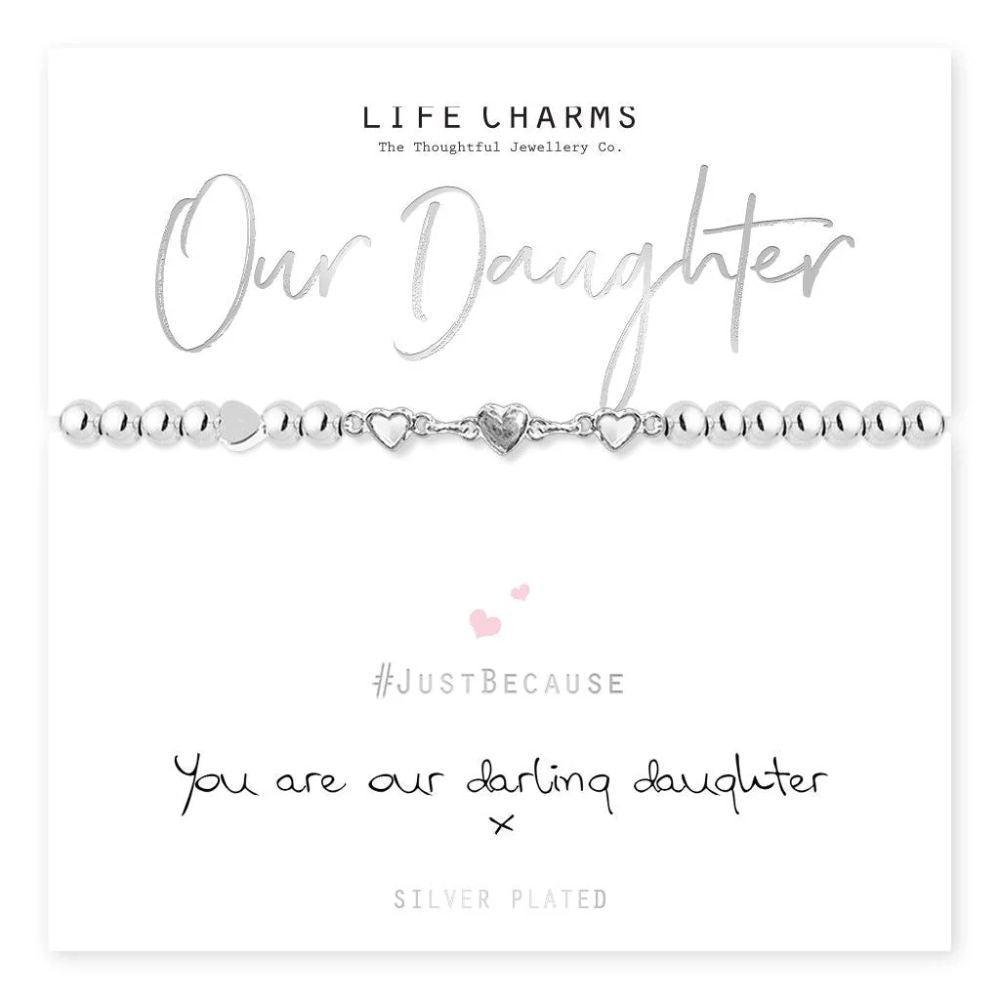 Life Charms 'Darling Daughter' Bracelet