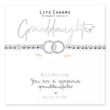 Life Charms 'Gorgeous Granddaughter' Bracelet - Old Railway Line Garden Centre