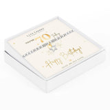 Life Charms Happy 70th Birthday Bracelet - Silver - Old Railway Line Garden Centre