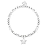 Life Charms 'Lovely Granddaughter' Silver Bracelet