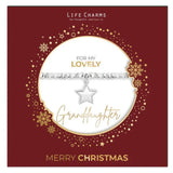 Life Charms 'Lovely Granddaughter' Silver Bracelet