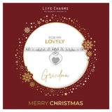 Life Charms 'Lovely Grandma' Silver Bracelet