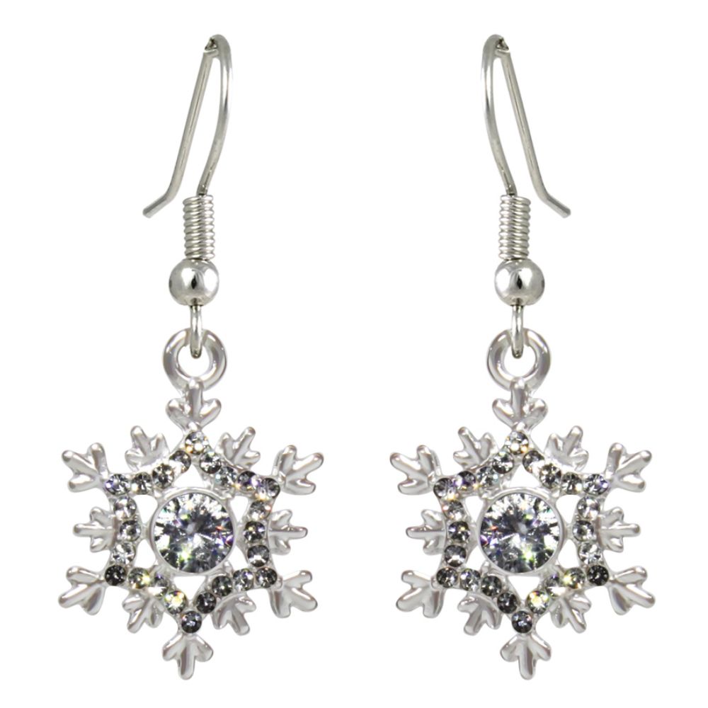 Lila Jewellery Snowflake Earrings