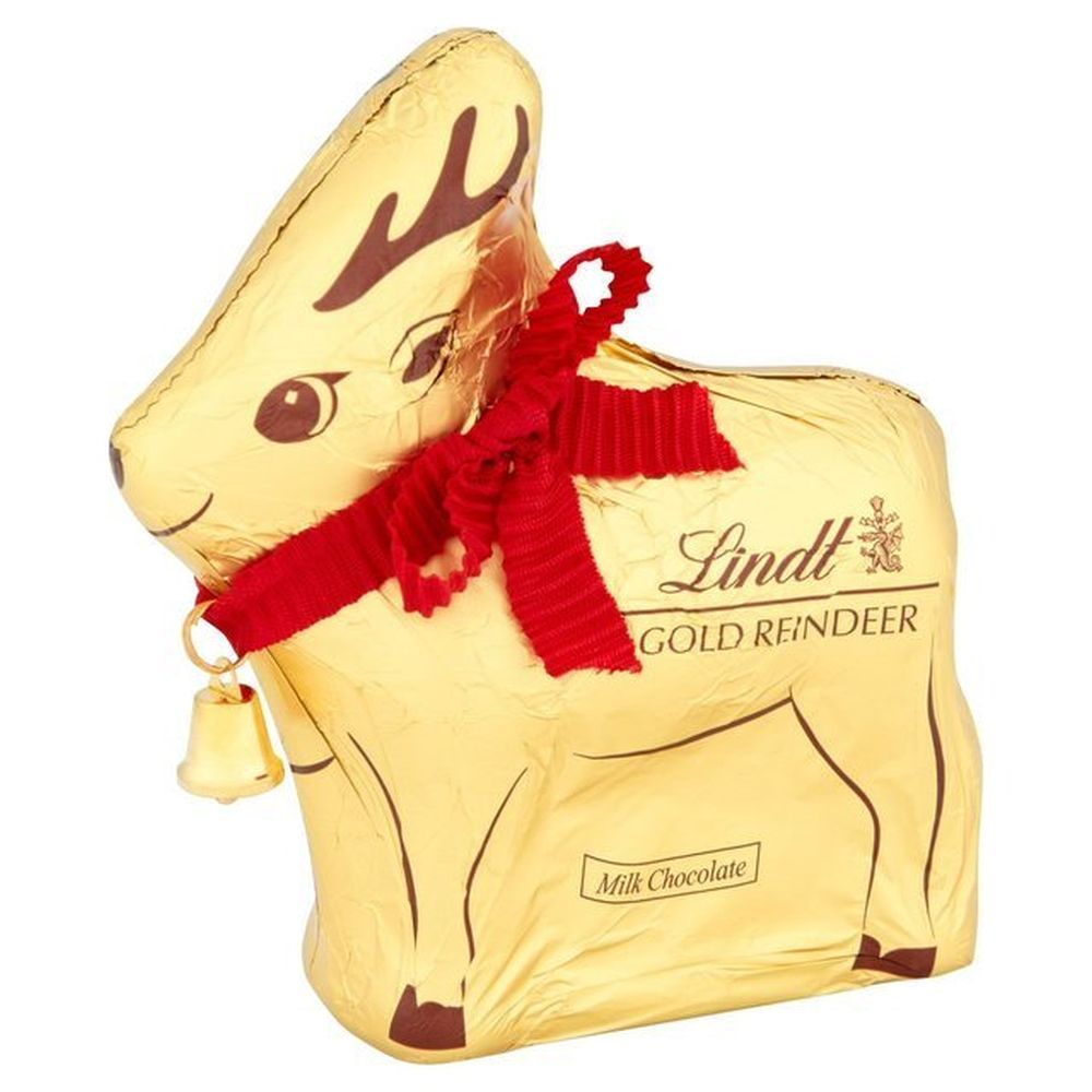 Lindt 10g Christmas Gold Reindeer Chocolate