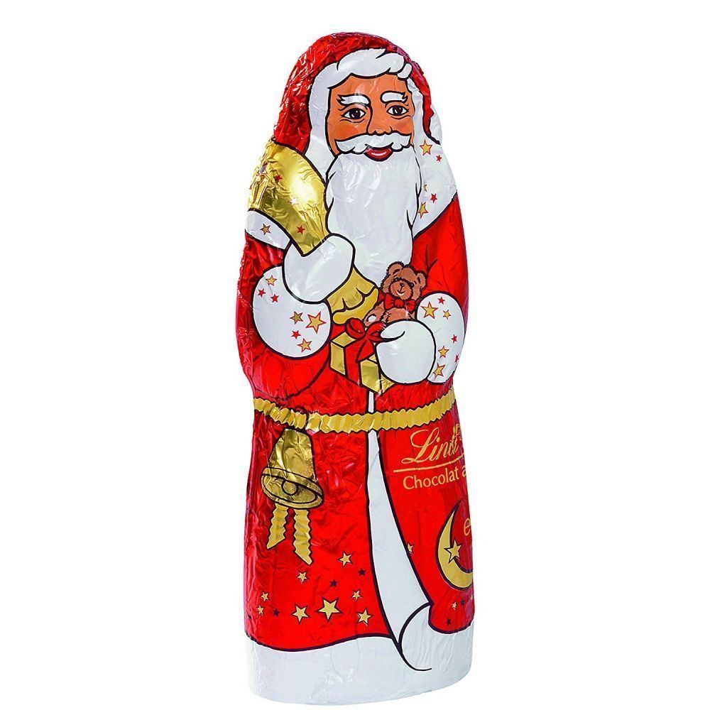 Lindt 125g Milk Chocolate Santa