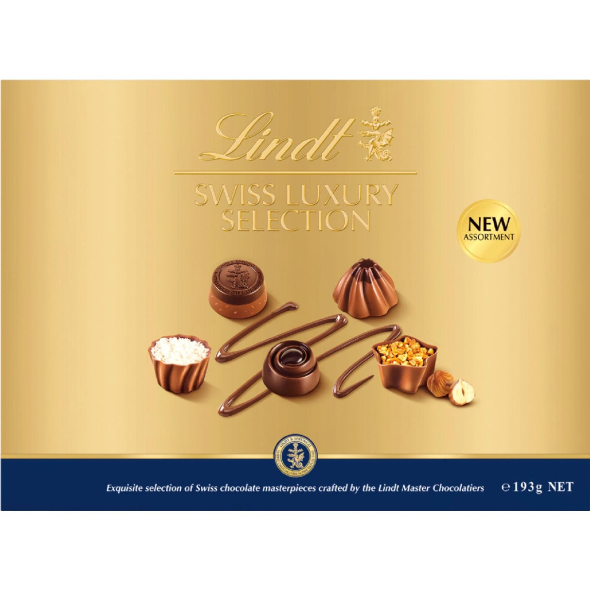 Lindt 195g Swiss Luxury Chocolate Selection - Old Railway Line Garden Centre