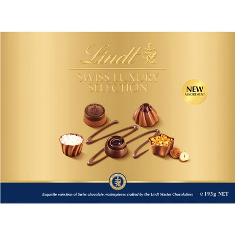 Lindt 195g Swiss Luxury Chocolate Selection - Old Railway Line Garden Centre