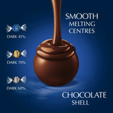 Lindt 337g Lindor Dark Assorted Cornet