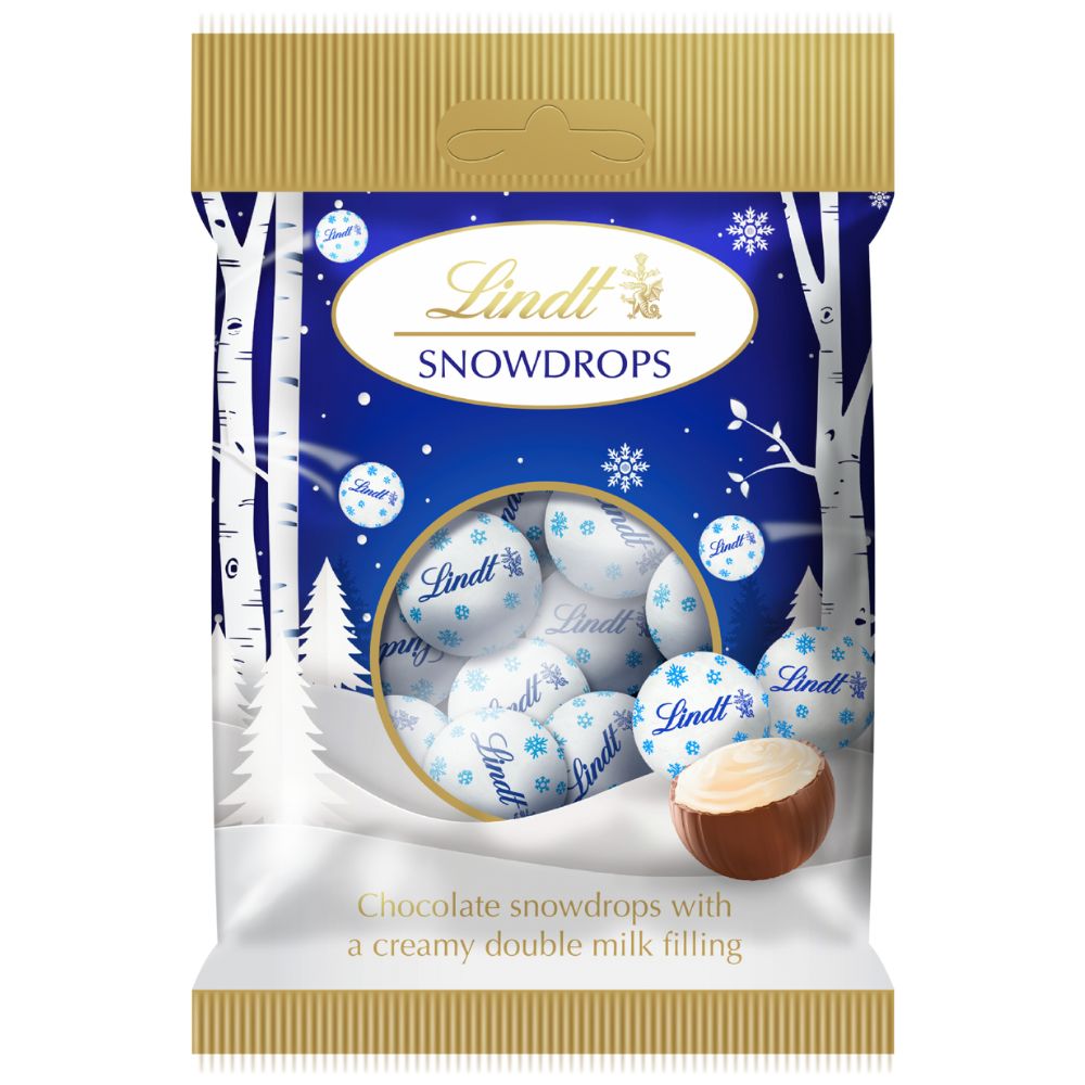 Lindt 70g Snowdrops Chocolate Bag