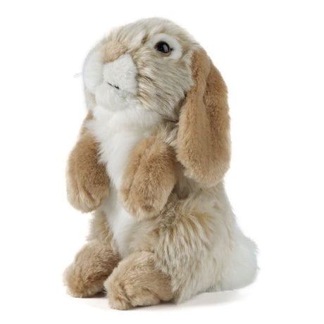 Living Nature 18cm Brown Lop Eared Sitting Rabbit - Old Railway Line Garden Centre