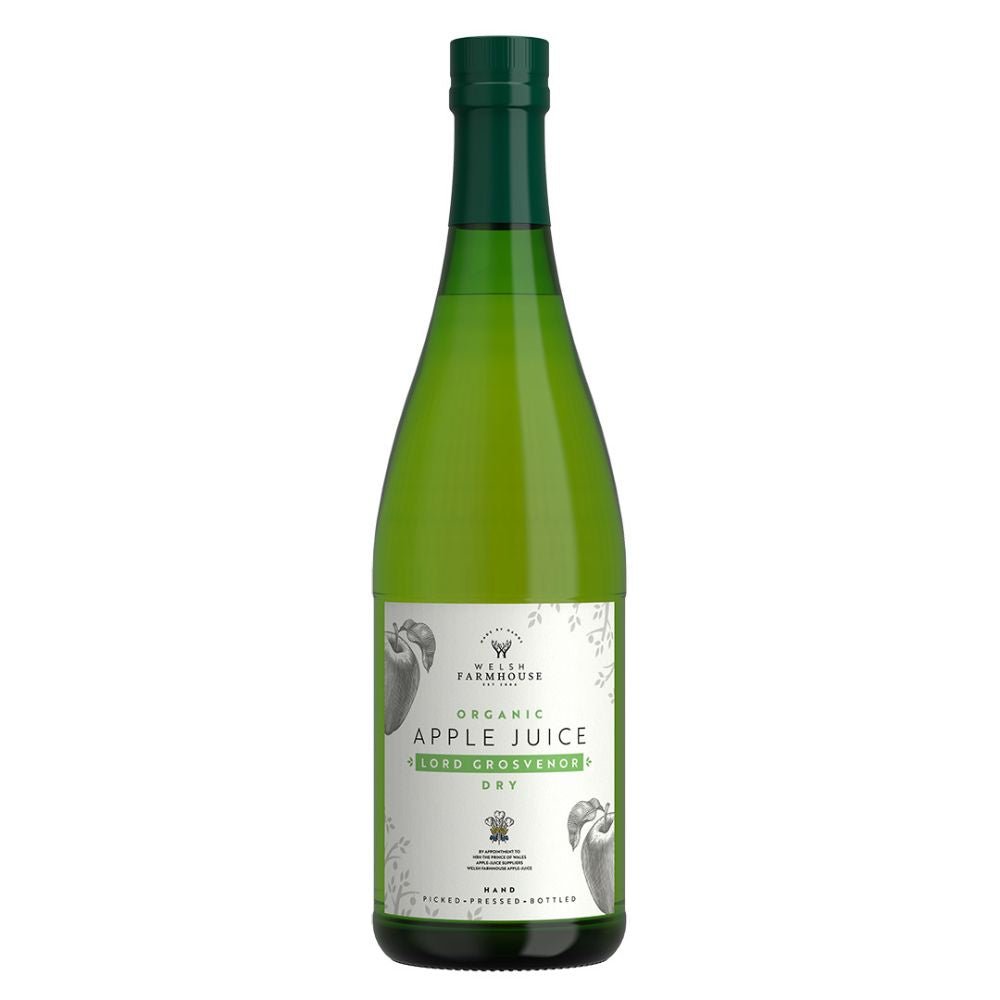 Lord Grosvenor 75cl Organic Dry Apple Juice - Old Railway Line Garden Centre