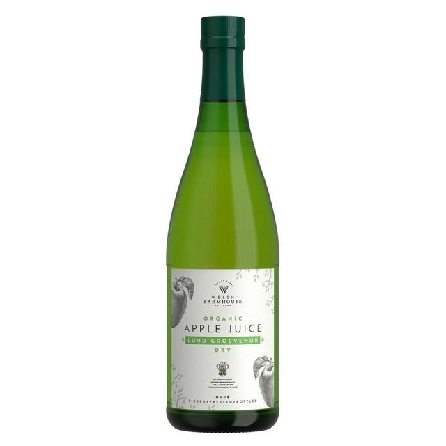 Lord Grosvenor 75cl Organic Dry Apple Juice - Old Railway Line Garden Centre
