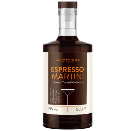 Ludlow 50cl Espresso Martini Cocktail Liqueur - Old Railway Line Garden Centre
