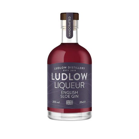 Ludlow Distillery 20cl English Sloe Gin Liqueur - Old Railway Line Garden Centre
