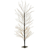 Lumineo 1.5m (5ft) Classic Warm Micro LED Black Twig Tree