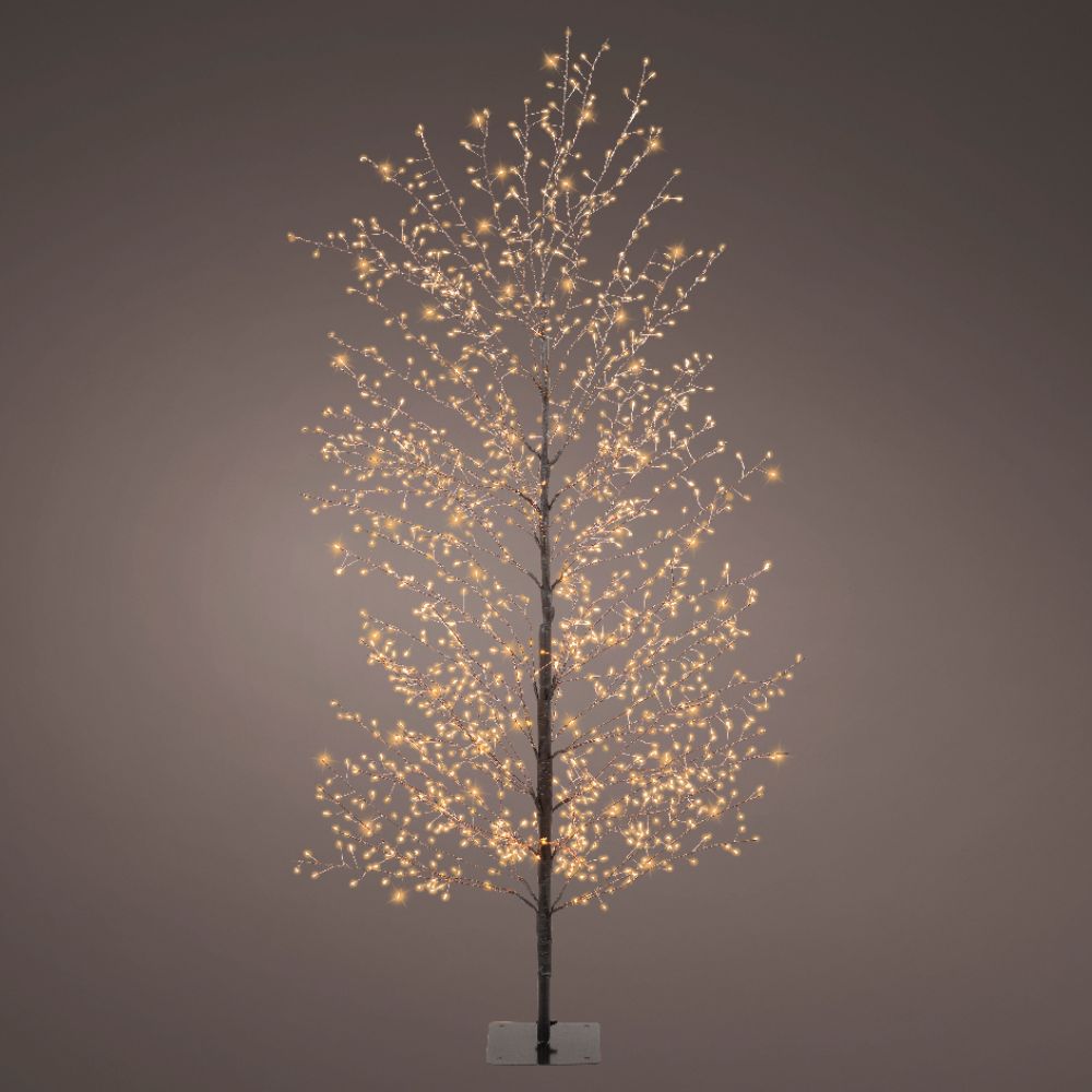 Lumineo 1.5m (5ft) Classic Warm Micro LED Black Twig Tree