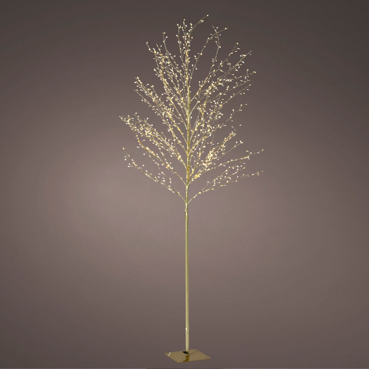 Lumineo 1.5m (5ft) Warm White Micro LED Gold Twig Tree