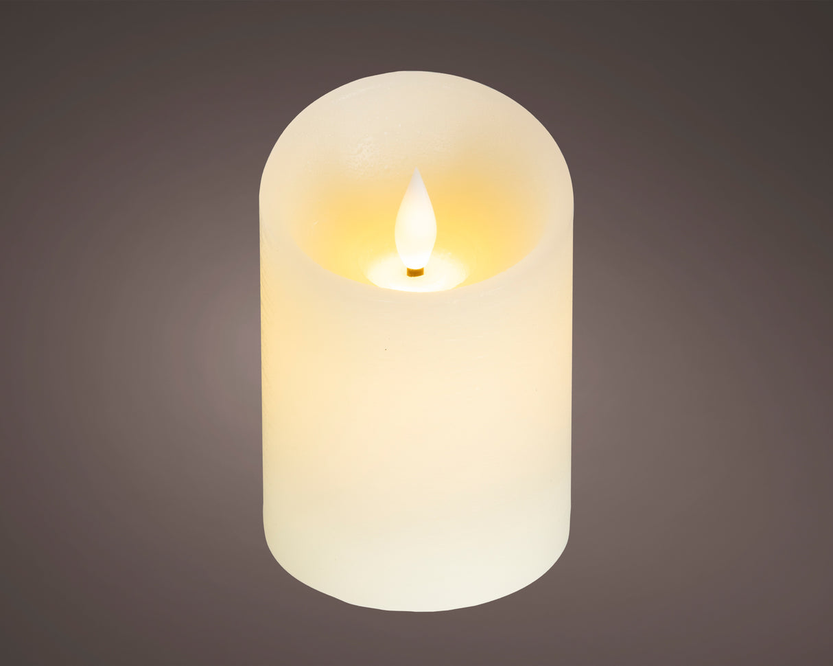 Lumineo 10.5cm LED Realistic Waving Candle - Cream - 480674