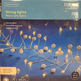 Lumineo 100 LED Warm White Micro Cluster Battery Lights (Choice of 2)