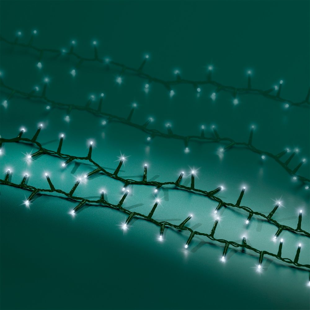 Lumineo 1000 Cool White LED Compact Christmas Lights (22.5m)