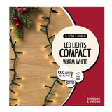 Lumineo 1000 Warm White LED Compact Christmas Lights (22.5m)