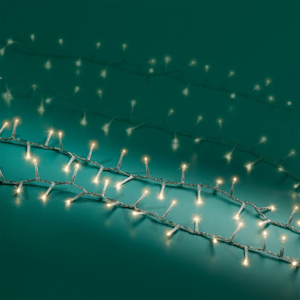 Lumineo 1000 Warm White LED Compact Christmas Lights (22.5m)
