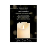 Lumineo 10cm Cream LED Waving Candle