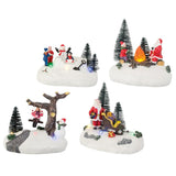 Lumineo 12.5cm LED Christmas Village Winter Scenery (Choice of 4)