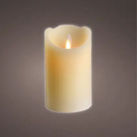 Lumineo 12.5cm LED Cream Wax Waving Candle