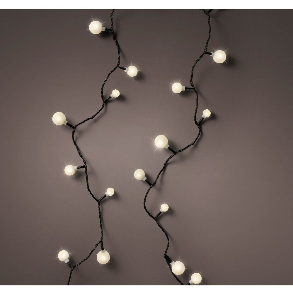 Lumineo 120 LED Warm White Cherry Bulb String Lights (9m)