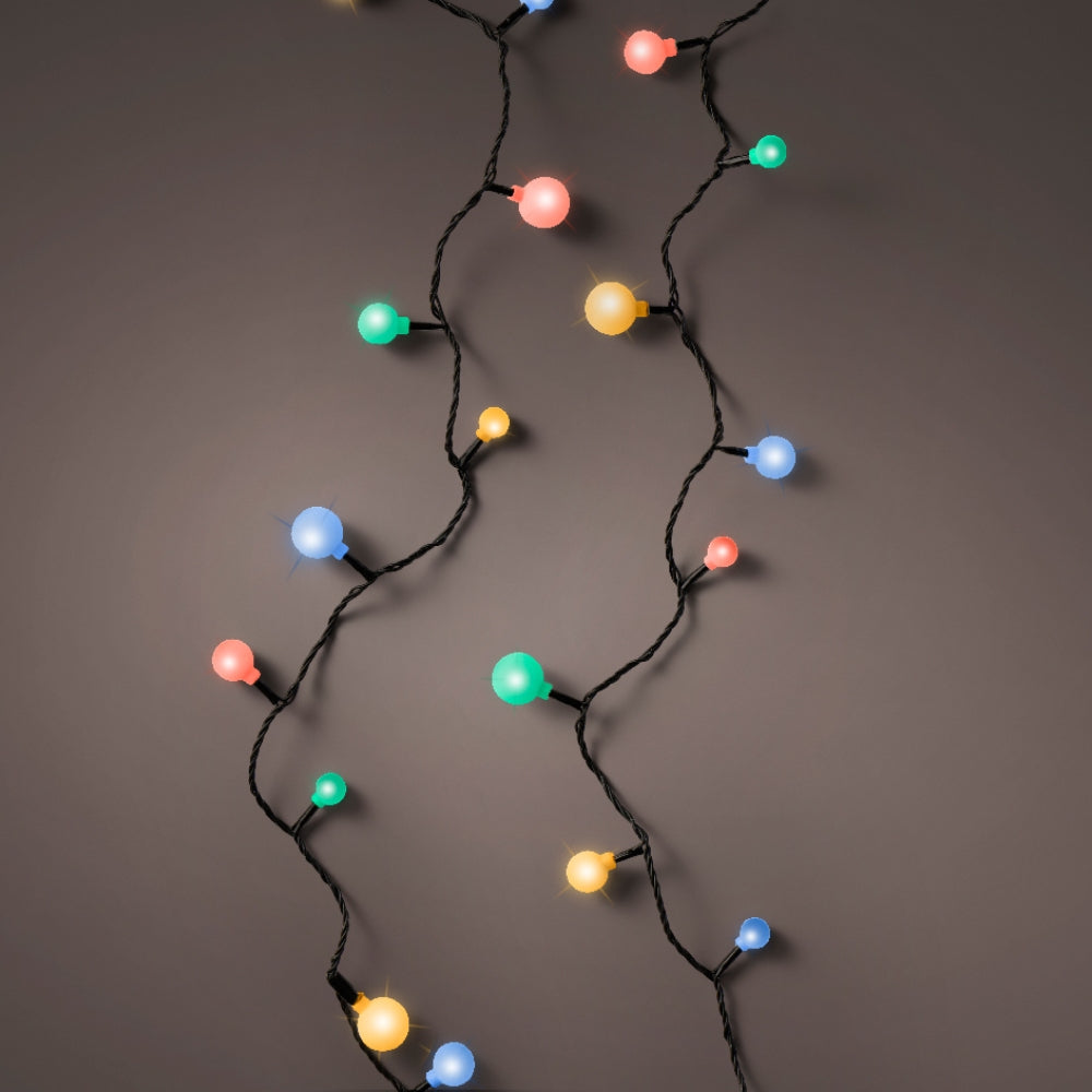 Lumineo 120 LED Multi Coloured Cherry String Lights (9m)