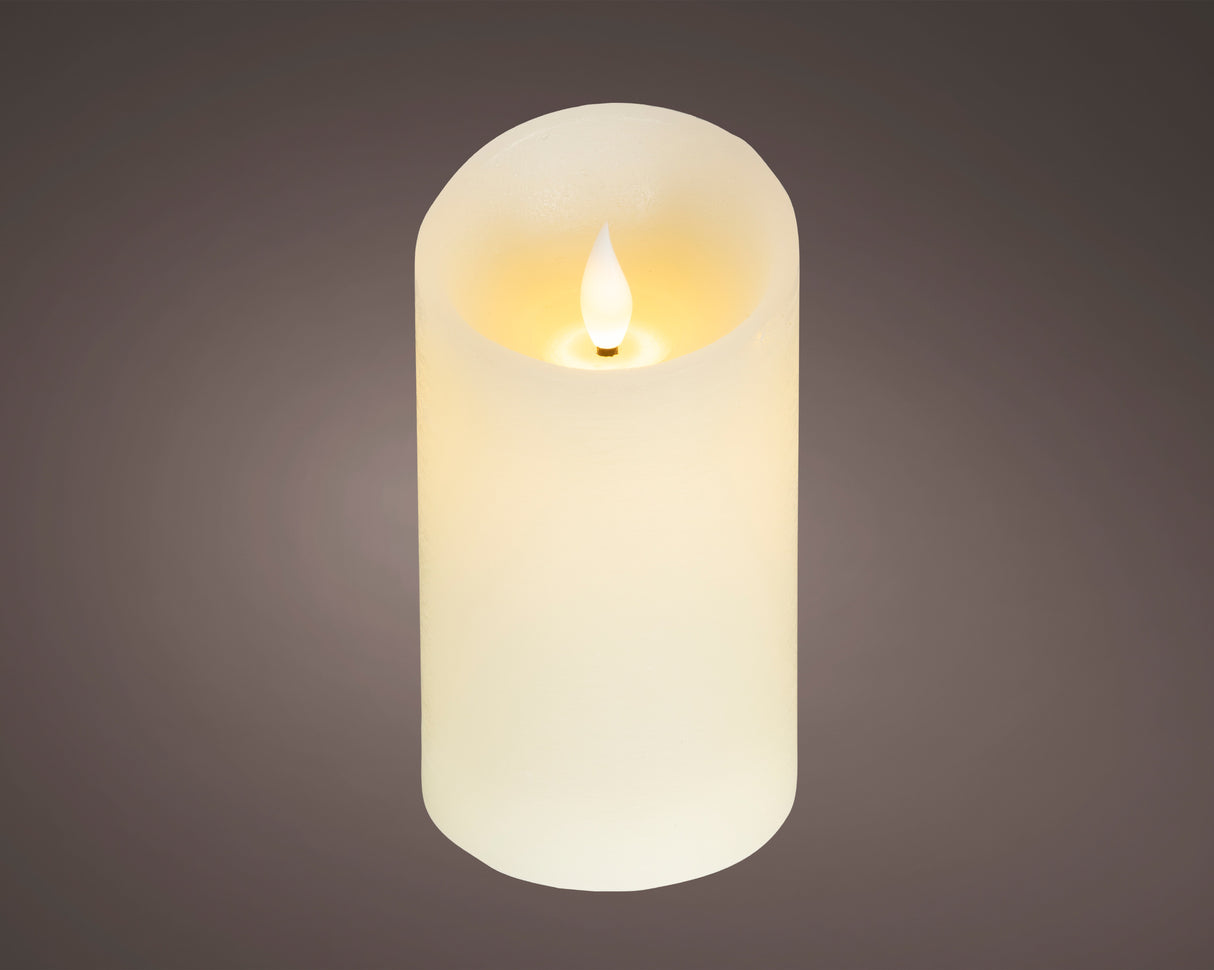 Lumineo 13.5cm LED Realistic Waving Candle - Cream - 480675