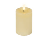 Lumineo 13.5cm LED Realistic Wax Candle - Cream - (Set of 2) - 480452