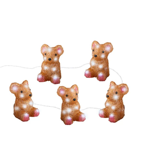 Lumineo 13cm Cool White LED Acrylic Mouse