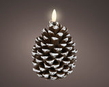 Lumineo 13cm LED Pinecone Candle - 481559