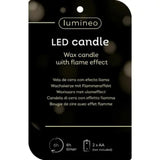 Lumineo 13cm LED Wick Pinecone Candle