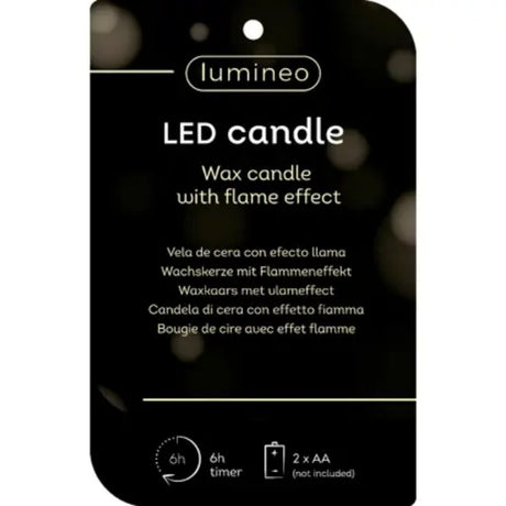 Lumineo 13cm LED Wick Pinecone Candle