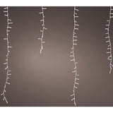 Lumineo 1416 LED White Icicle Outdoor Twinkle Lights