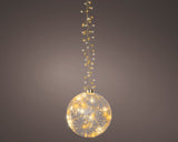 Lumineo 14cm Flashing Micro LED Hanging Ball - Warm White/Classic Warm - 480032