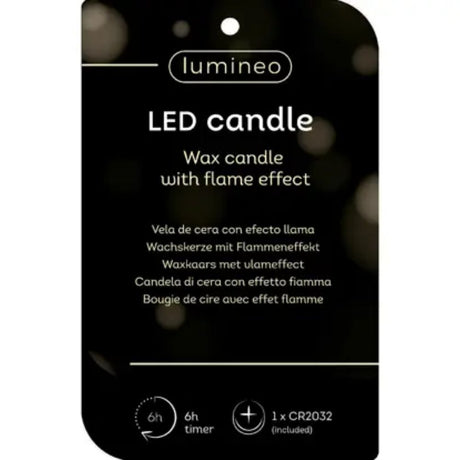 Lumineo 15.5cm LED Wick Candle Christmas Tree