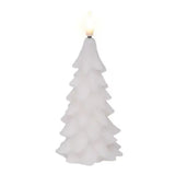 Lumineo 15.5cm White LED Candle Wax Tree