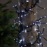 Lumineo 1512 Cool White LED Twinkle Effect Outdoor Cluster Lights (14m)