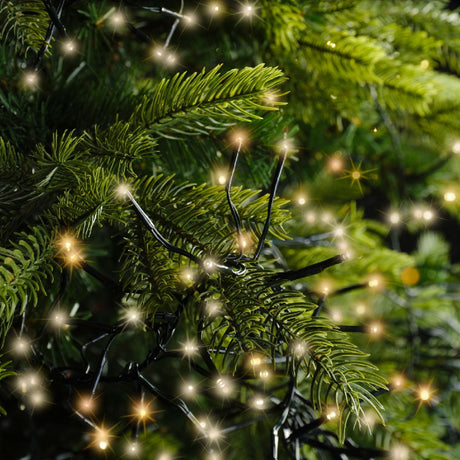 Lumineo 1512 Warm White & Classic Warm LED Twinkle Cluster Lights (14m)